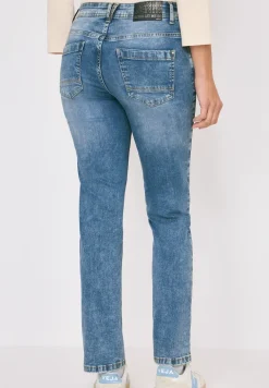 Slim Fit Jeans mit Detail