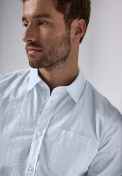 Slim Fit Popeline Hemd