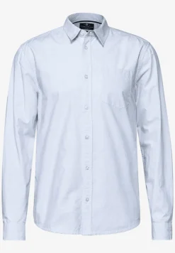 Slim Fit Popeline Hemd