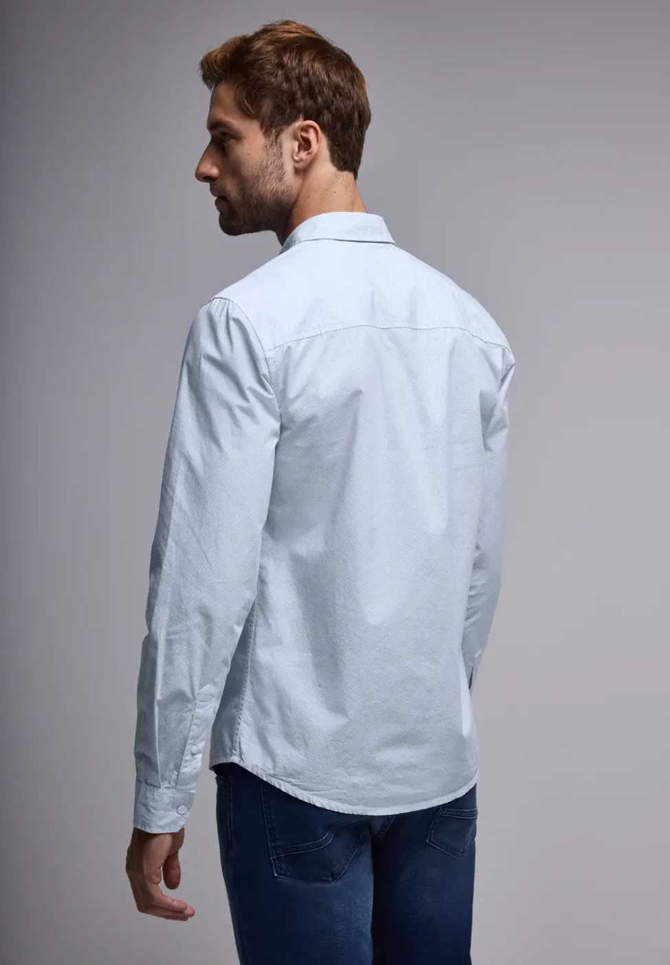 Slim Fit Popeline Hemd
