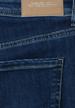 Slim Leg Bermuda mit Turn-Up-Detail