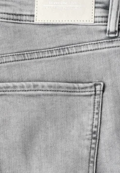 Slim Leg Bermuda mit Turn-Up-Detail