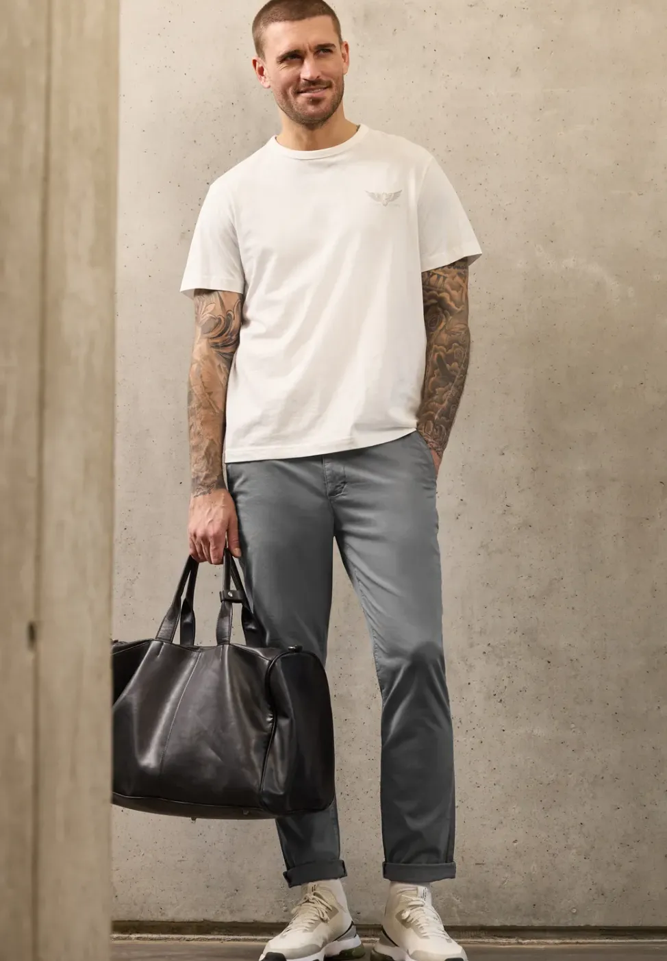 Slim Leg Chino mit Stretchbund
