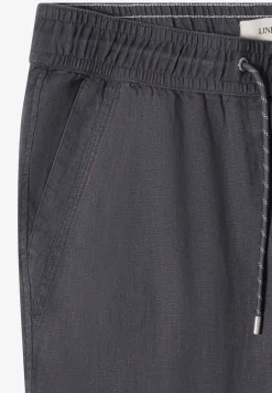 Slim Leg Hose aus Leinen im Casual Fit