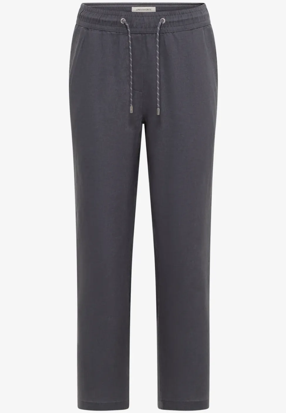 Slim Leg Hose aus Leinen im Casual Fit