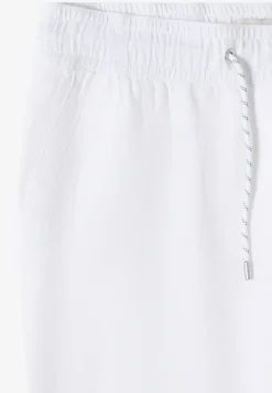 Slim Leg Hose aus Leinen im Casual Fit