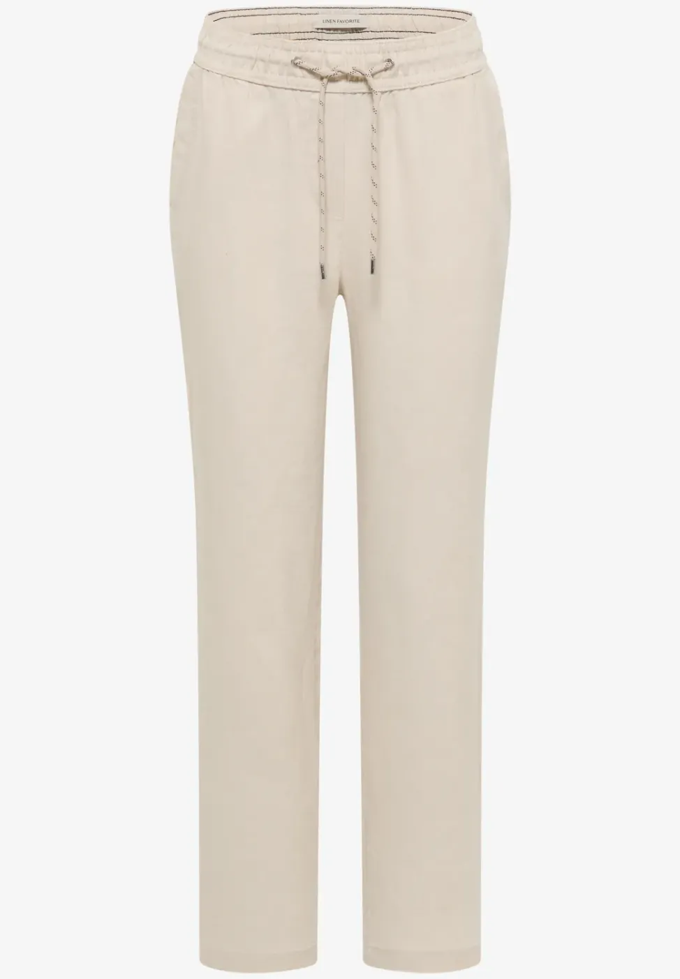 Slim Leg Hose aus Leinen im Casual Fit