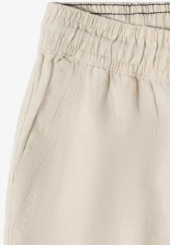 Slim Leg Hose aus Leinen im Casual Fit
