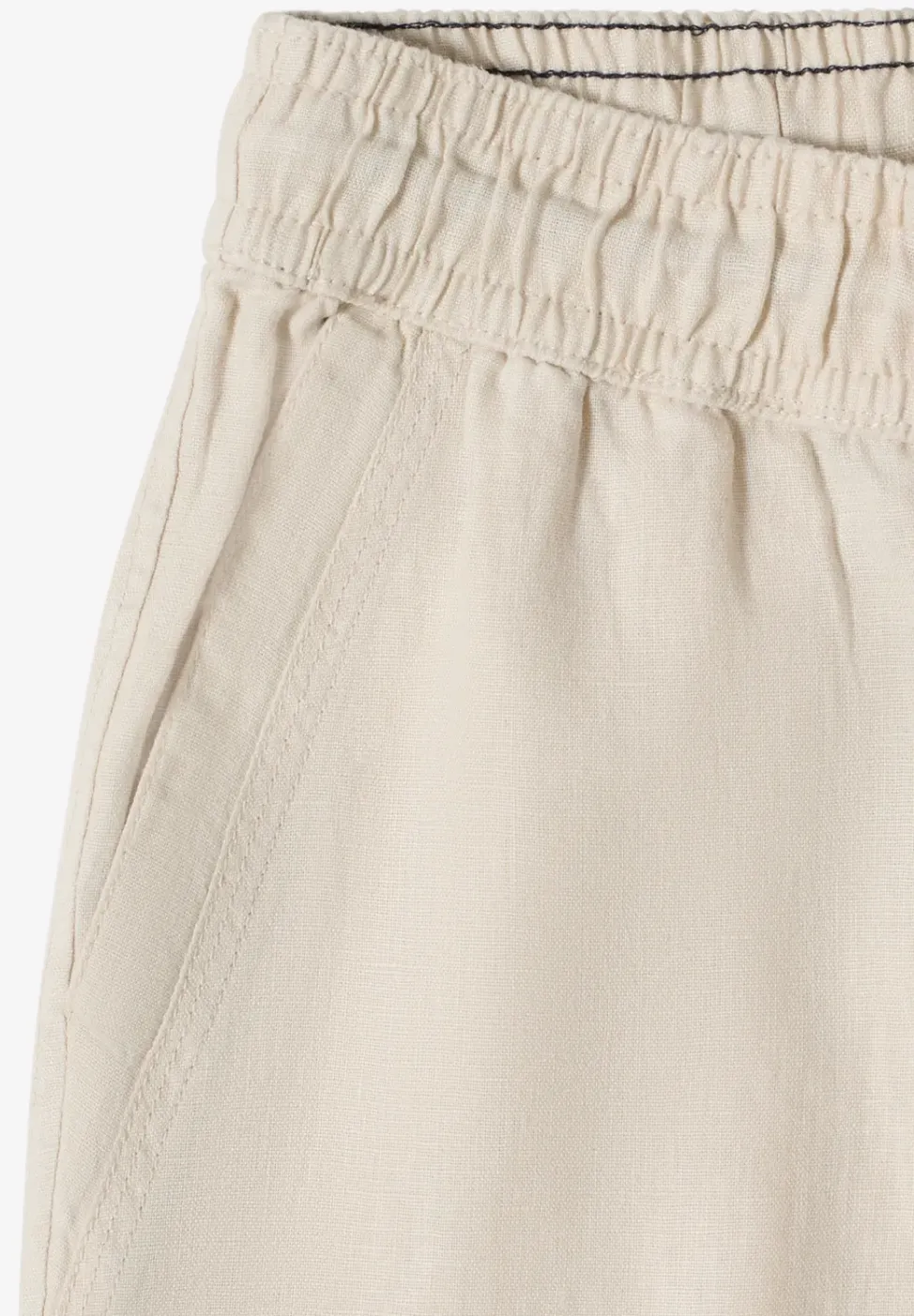 Slim Leg Hose aus Leinen im Casual Fit
