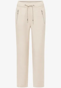 Slim Leg Hose aus Leinenmix im Loose Fit