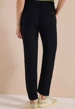 Slim Leg Hose im Loose Fit mit Struktur