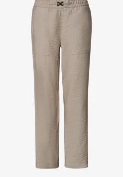 Slim Leg Hose im Loose Fit mit Gürteldetail