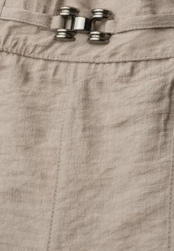 Slim Leg Hose im Loose Fit mit Gürteldetail
