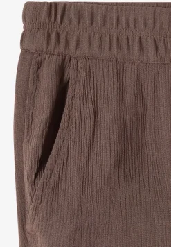 Slim Leg Hose im Loose Fit mit Struktur