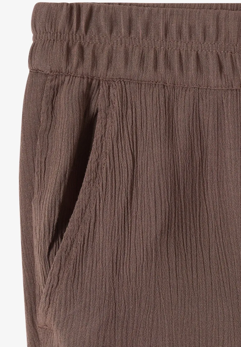 Slim Leg Hose im Loose Fit mit Struktur