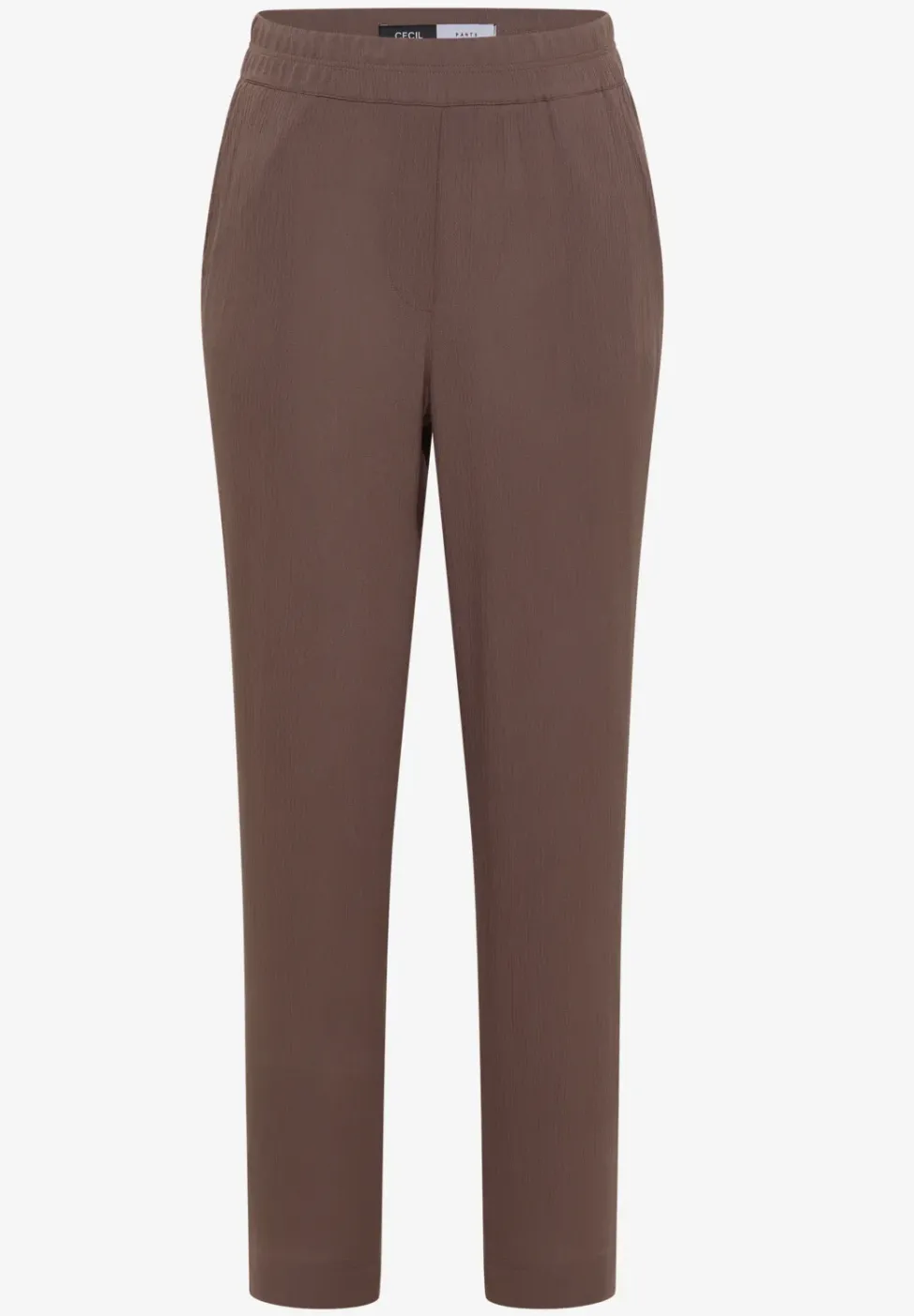 Slim Leg Hose im Loose Fit mit Struktur