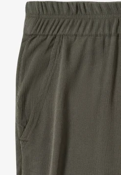 Slim Leg Hose im Loose Fit mit Struktur