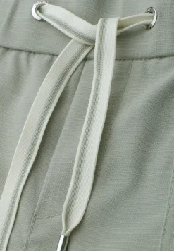 Slim Leg Hose in Melange-Optik