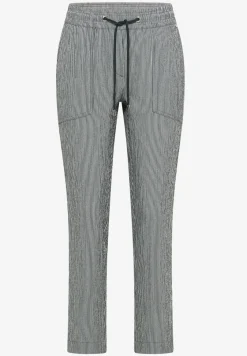 Slim Leg Hose in Seersucker Qualität