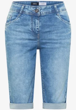 Slim Leg Jeansshorts