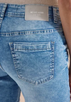 Slim Leg Jeansshorts