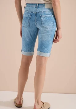 Slim Leg Jeansshorts