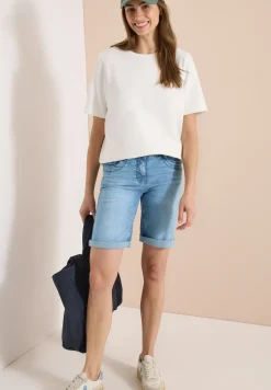 Slim Leg Jeansshorts im Casual Fit