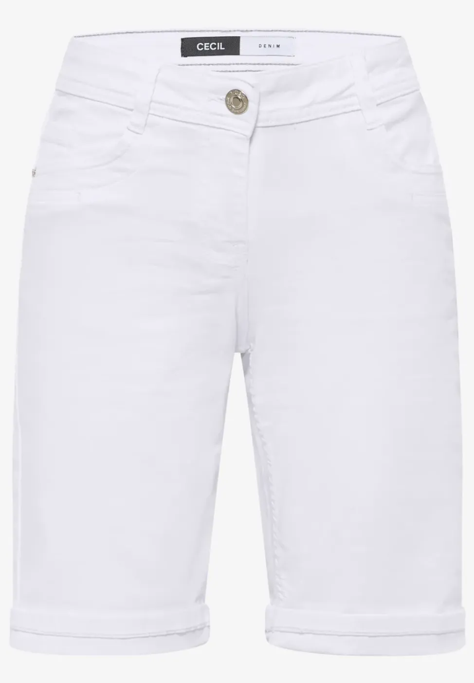 Slim Leg Jeansshorts im Casual Fit
