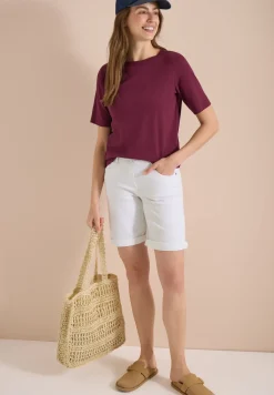 Slim Leg Jeansshorts im Casual Fit