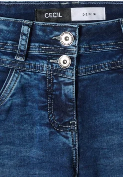 Slim Leg Jeansshorts im Casual Fit