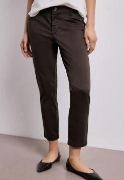 7/8 Slim Leg Hose im Satin-Look