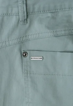 7/8 Slim Leg Hose im Satin-Look
