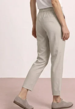 Slim Leg Hose in Melange-Optik