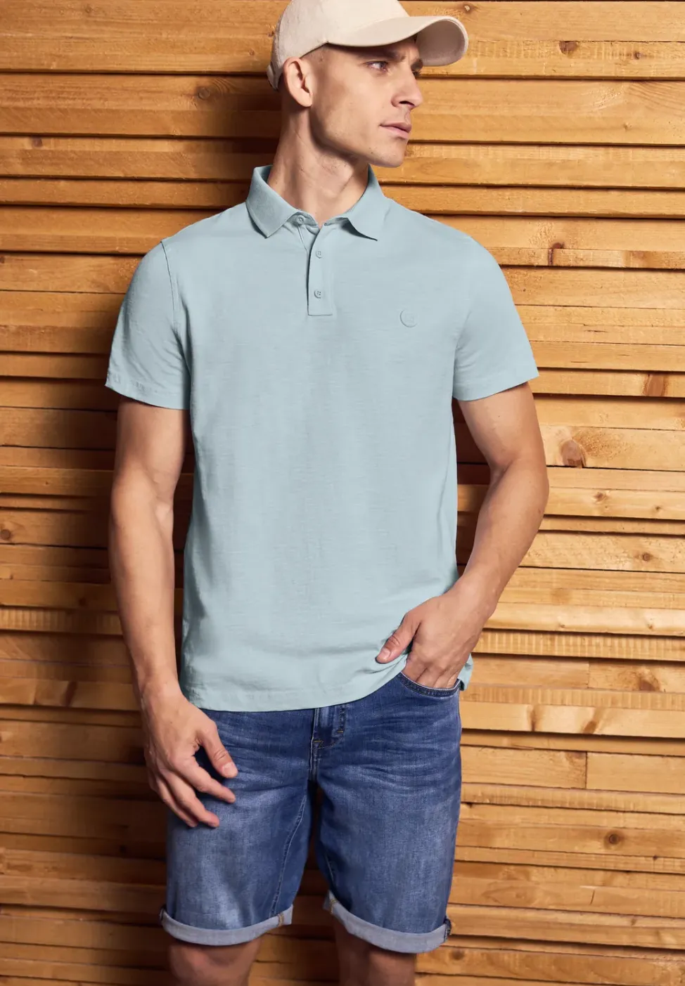 Slub Jersey Poloshirt