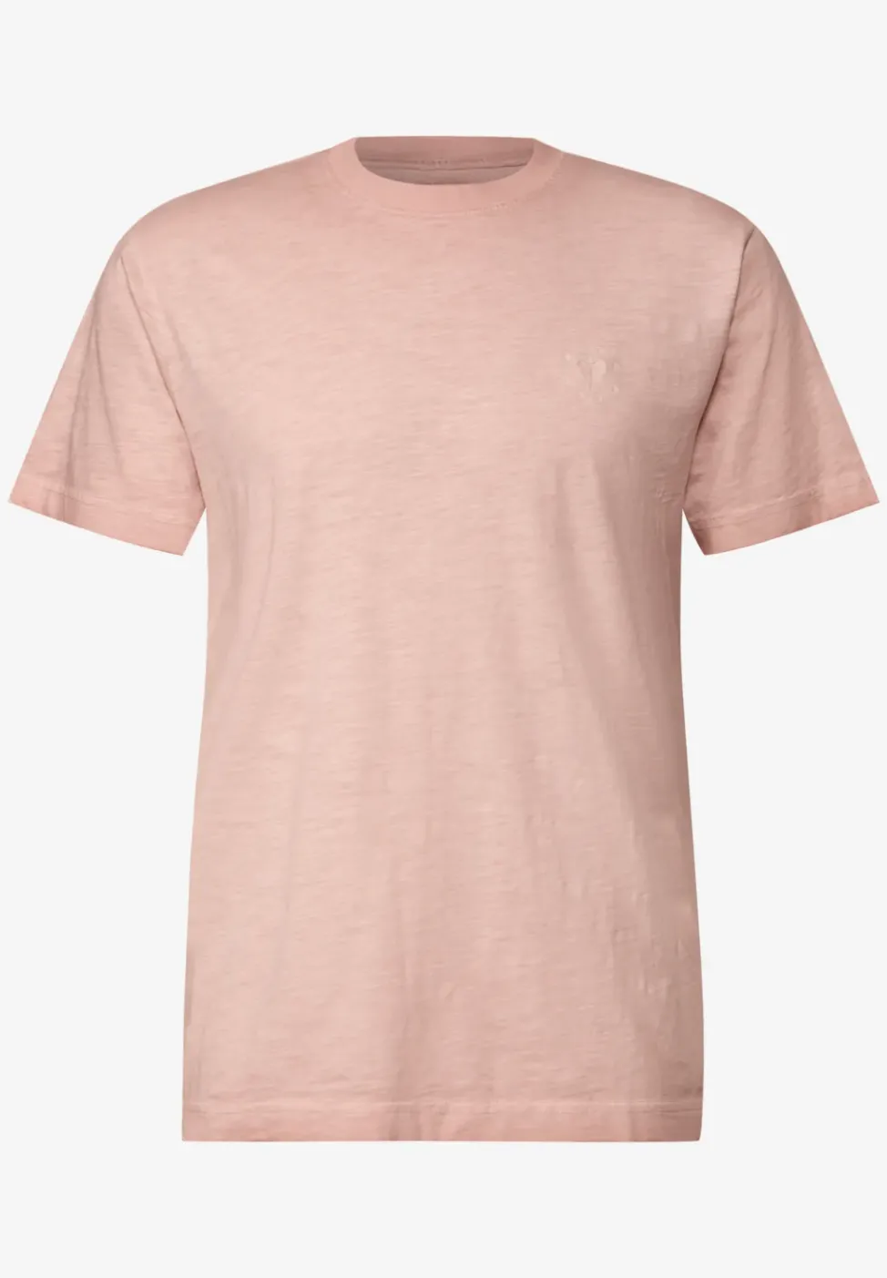 Slub T-Shirt in Washed-Optik