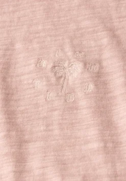 Slub T-Shirt in Washed-Optik