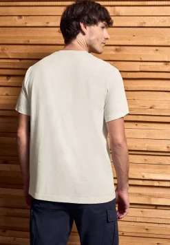 Slub T-Shirt in Washed-Optik