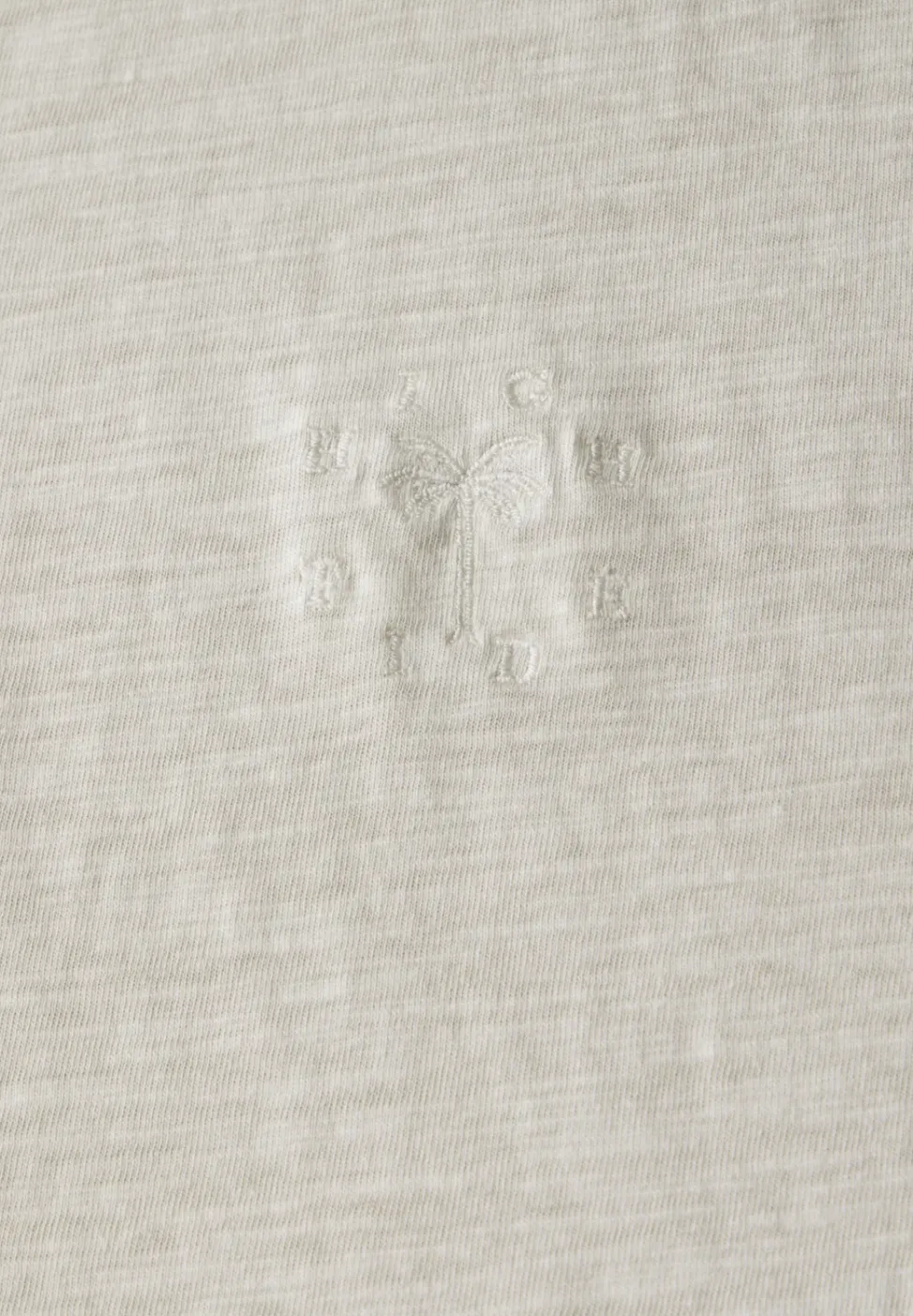 Slub T-Shirt in Washed-Optik