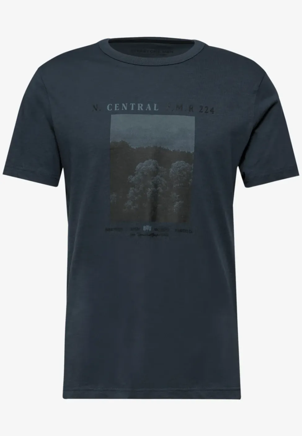 Slub T-Shirt mit Fotoprint
