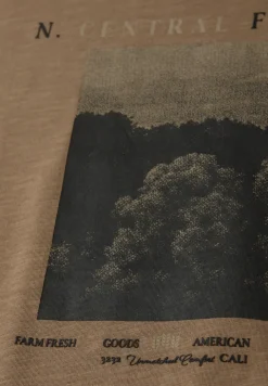 Slub T-Shirt mit Fotoprint