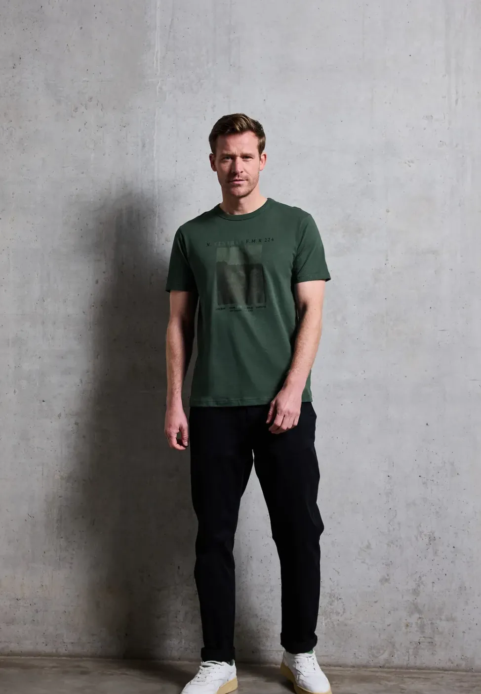 Slub T-Shirt mit Fotoprint