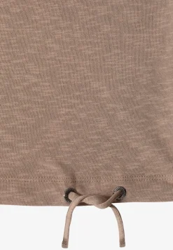 Slub Shirt mit Rundhals