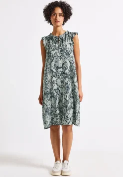 Snake Print Tunika-Kleid