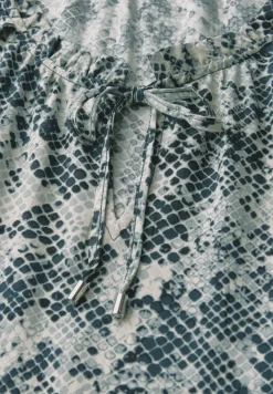 Snake Print Tunika-Kleid