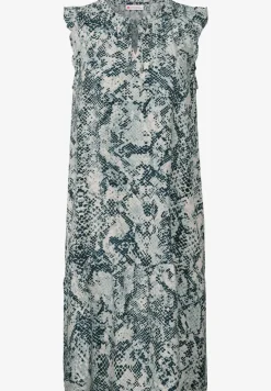 Snake Print Tunika-Kleid