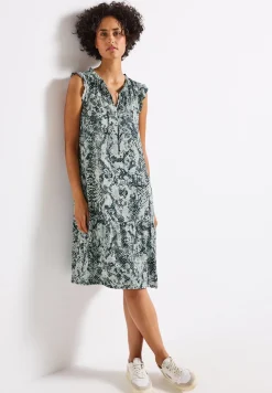 Snake Print Tunika-Kleid