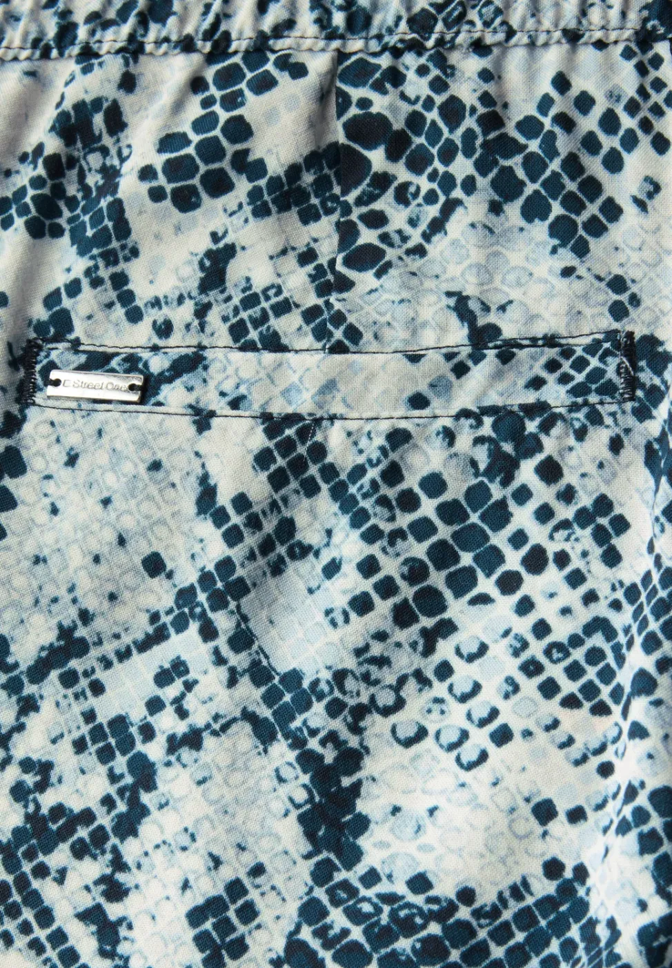 Snake Print Wide Leg Hose