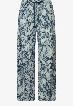 Snake Print Wide Leg Hose