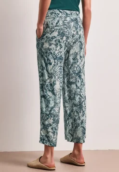 Snake Print Wide Leg Hose
