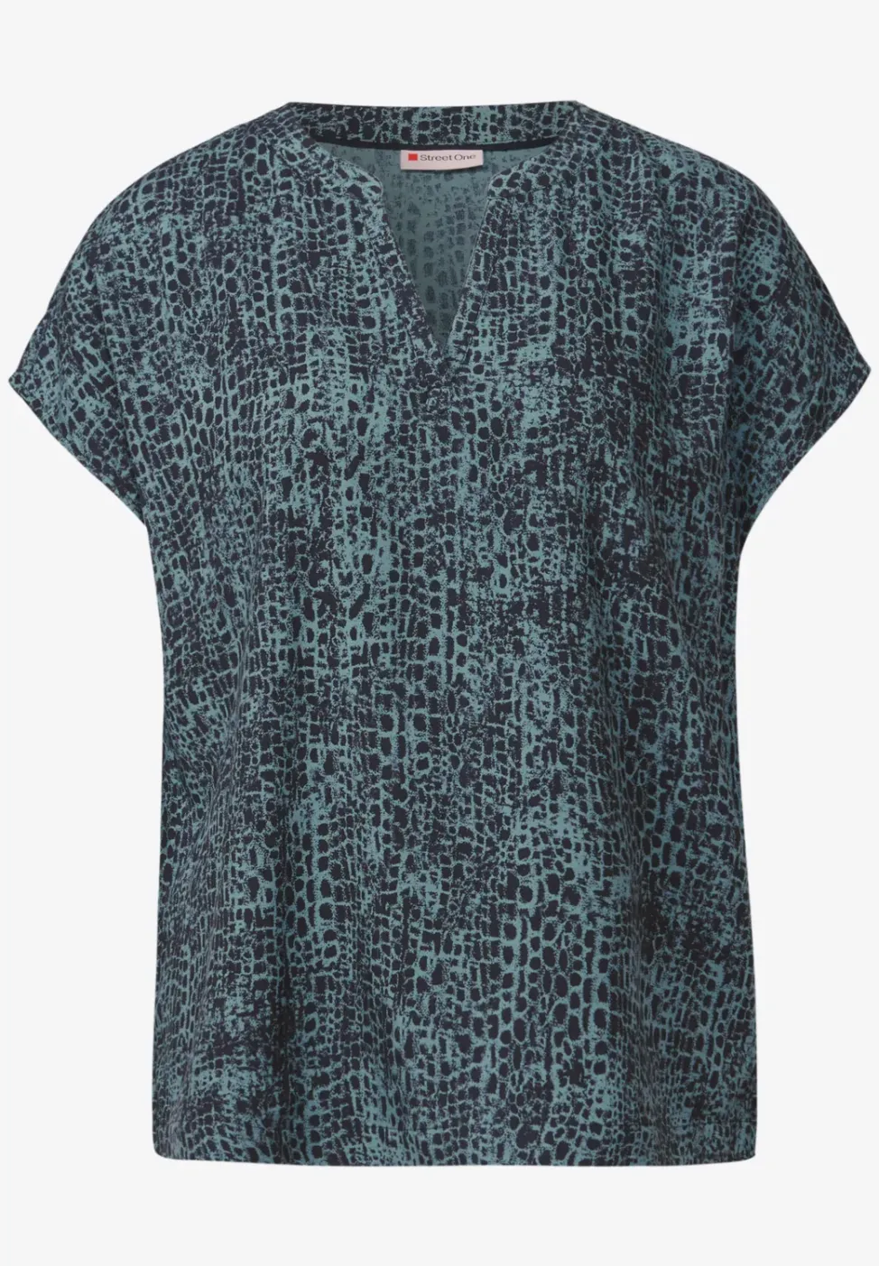 Snake Print Blusenshirt